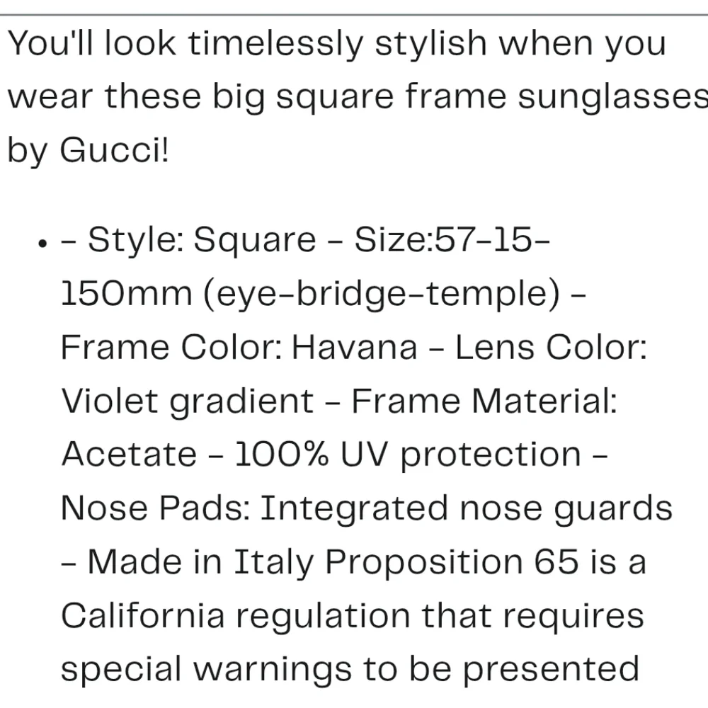 Gucci Glasses